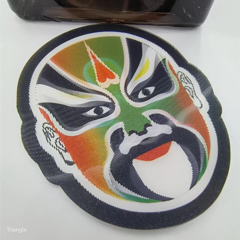 3D Silicone Lenticular Heat Transfer Labels